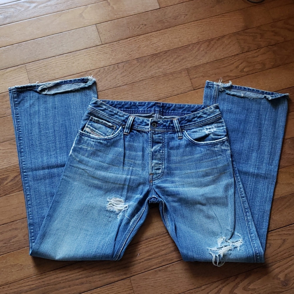 Mens Diesel distressed Jeans